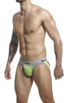 MaleBasics MBL107 MOB Classic Fetish Jock 3 بوصات حزام رياضي اللون أخضر