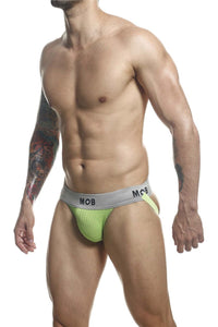 Malebasics MBL107 Mob Classic Fetish Jock 3 pouces Jockstrap Color Green