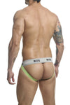 Malebasics MBL107 MOB Classic Fetish Jock 3 pulgadas Color de Jockstrap Verde