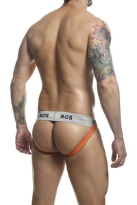 MaleBasics MBL107 MOB Classic Fetish Jock 3 بوصات حزام رياضي اللون برتقالي