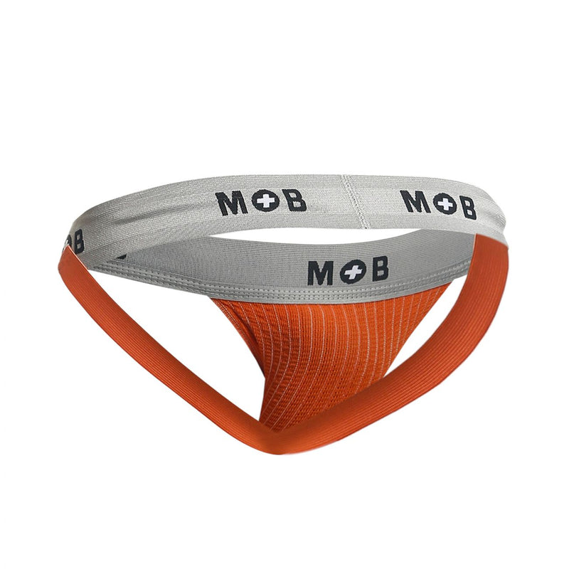 Malebasics MBL107 Mob Classic Fetish Jock 3 pouces Jockstrap Color Orange