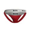 MaleBasics MBL107 MOB Classic Fetish Jock 3 بوصات حزام رياضي اللون أحمر