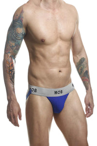 MaleBasics MBL107 MOB Classic Fetish Jock 3 بوصات حزام رياضي اللون ملكي