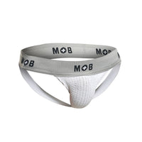 Malebasics MBL107 MOB Classic Fetish Jock 3 pulgadas Color de Jockstrap White