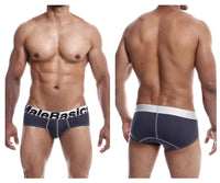 Malebasics MBM03 Briefs de performance Color Gray