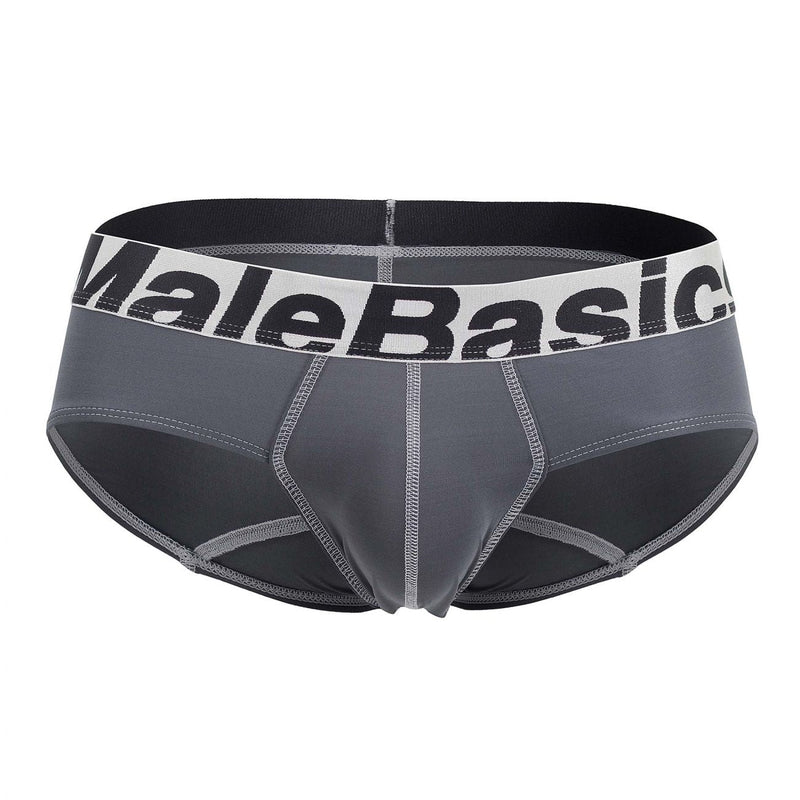 Malebasics MBM03 Briefs de performance Color Gray