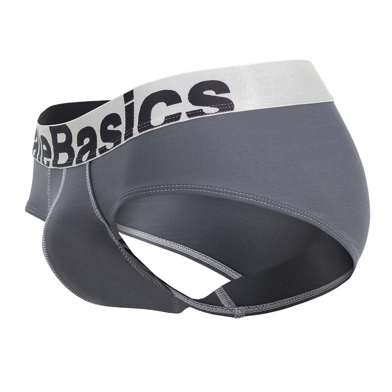 Malebasics MBM03 Briefs de performance Color Gray