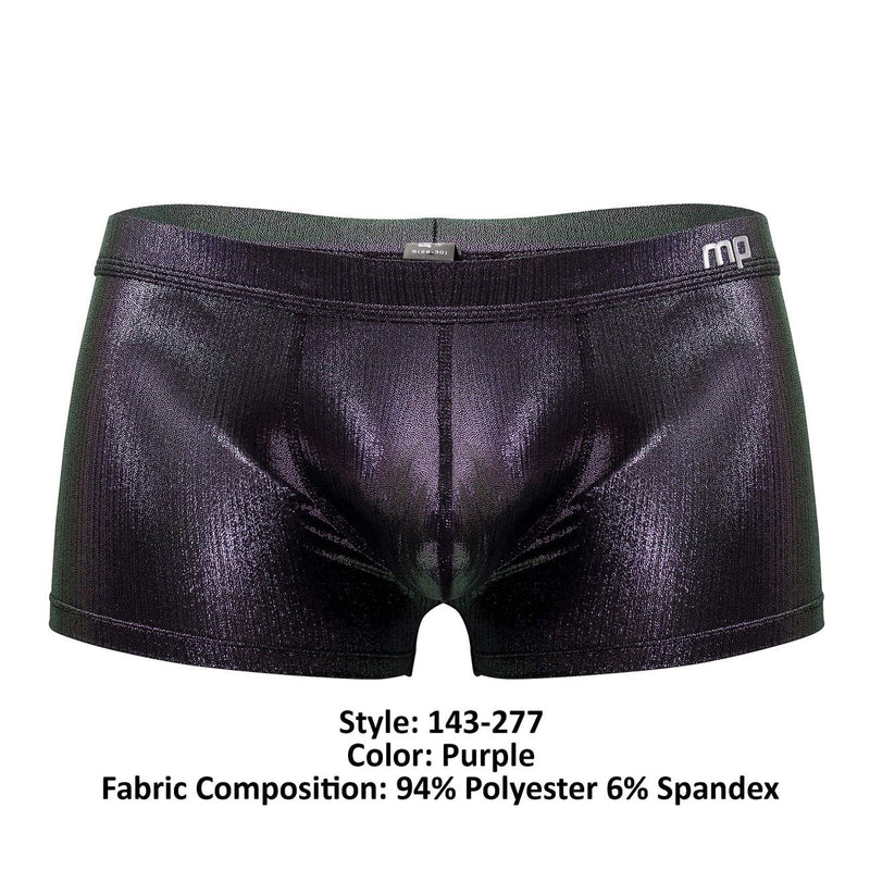 Male Power 143-277 Hocus Pocus Uplift Mini Short Color Purple