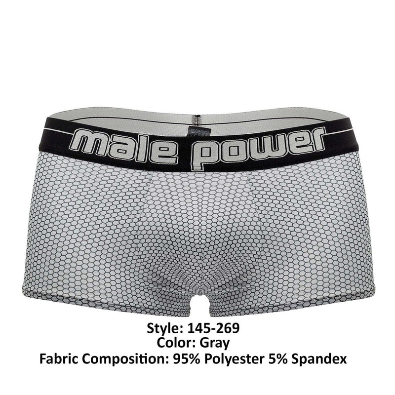 Potencia masculina 145-269 Sexagon mini color corto gris