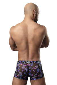 Male Power 145-294 Hazy Dayz Pouch Short Color Mushrooms