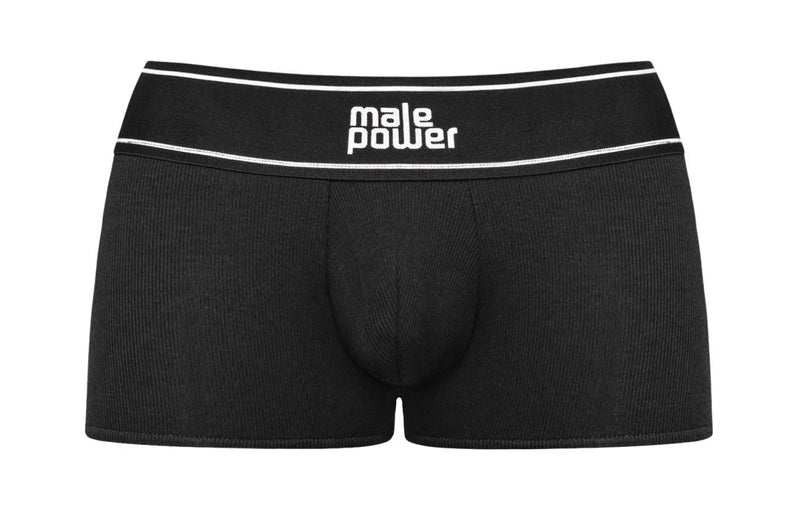 Power masculino 153-275 Modal Rib Pouch Color corto negro