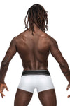 Male Power 153-275 Modal Rib Pouch Short Color White