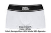 Power masculino 153-275 Modal Rib Pouch Color corto blanco