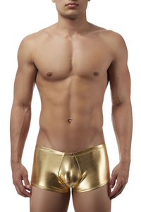 Power masculino 153070 Mini boxeador de metal corto boxeador boxeador color oro