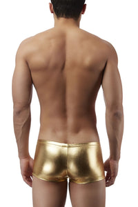 Power masculino 153070 Mini boxeador de metal corto boxeador boxeador color oro