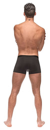 Power masculin 183-262 Écran privé à écran de poisson Trunks Color noir