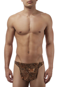 Pouvoir masculin 329030 Animal Tarzan String Color Brown