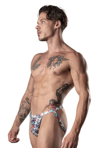 Power masculin 331-293 Votre dentelle ou mine Couleur de jock rouge-blanc-bleu