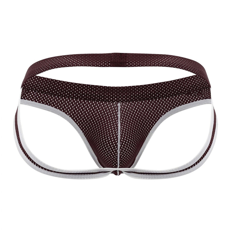 Male Power 354-273 Sport Mesh Jock Color Bourgogne