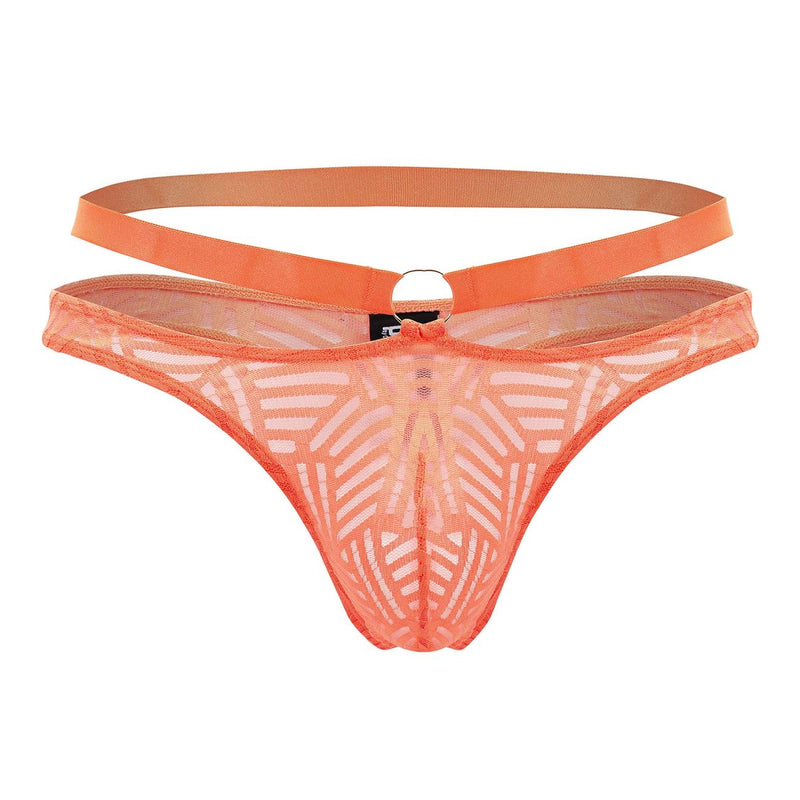 Male Power 415-284 Rude Awakening Strap Thong Color Neon Orange