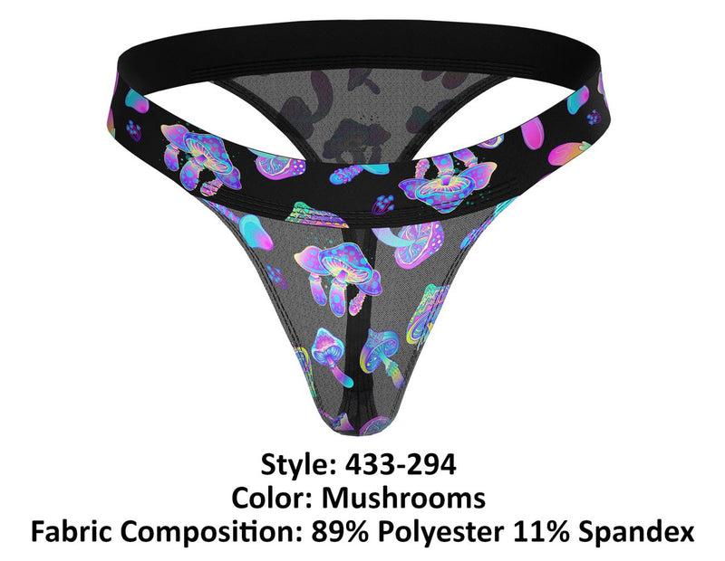 Power masculin 433-294 Dayz Micro-Thong Hazy Micro Thong Color Champignons