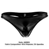 Male Power 440003 Liquid Onyx Classic Thong Color Black