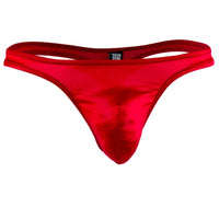 Pouvoir masculin 442076 Satin Lycra Bong String Color Red