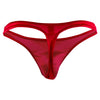 Pouvoir masculin 442076 Satin Lycra Bong String Color Red