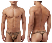 Pouvoir masculin 444030 Animal Wonder Thong Color Brown