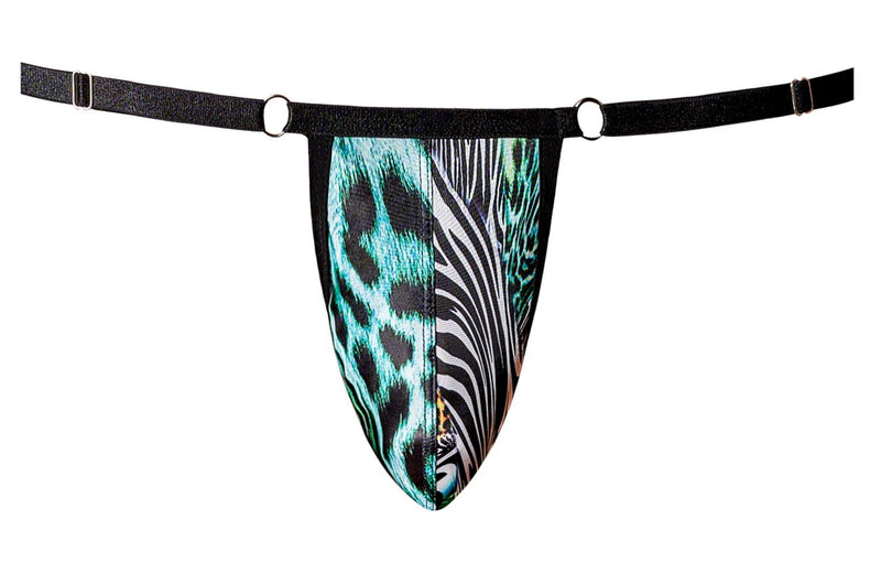 Male Power 451-295 Go Wild Adjustable G-String Color Printed