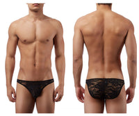 Power masculin 491162 Stretch Lace Wonder Bikini Color noir