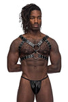 Male Power 591-266 Leather Gemini Harness Color Black