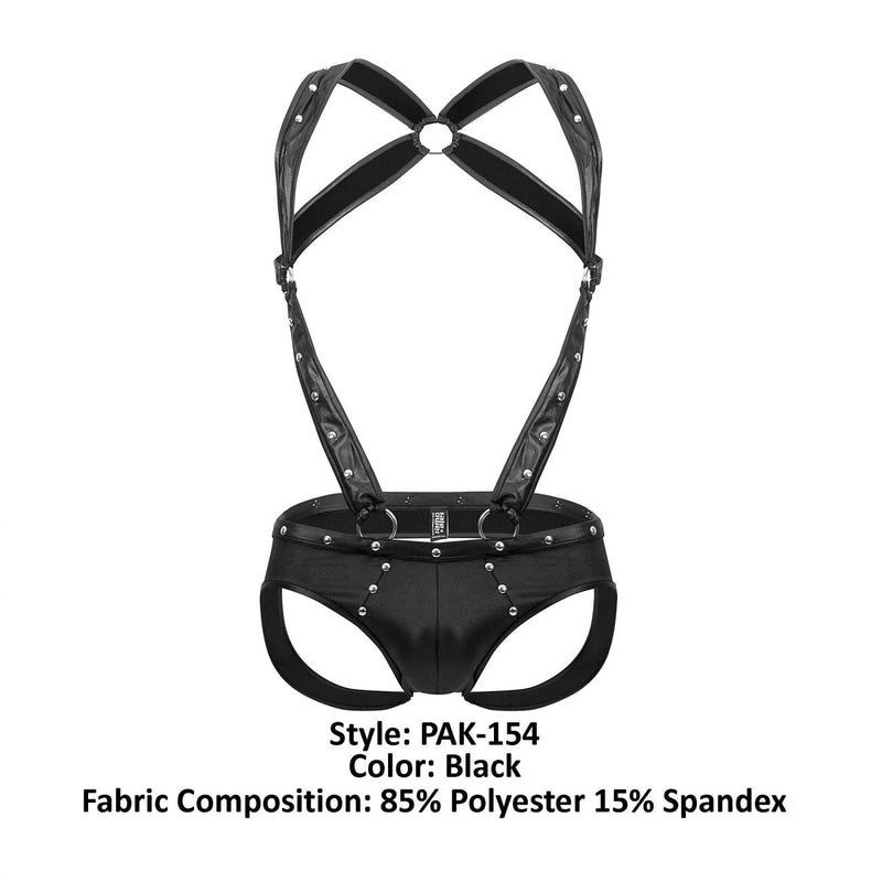 Male Power PAK-154 Fetish Uranus Jockstrap Color noir