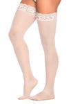 Mapale 1094 Mesh Thigh Highs Color White