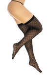 MAPALE 1112 Diamond Mesh Mush de alto color negro