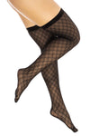 MAPALE 1112 Diamond Mesh Mush de alto color negro