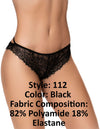 Mapale 112 Couleur de culotte noir