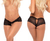 Mapale 121 Crotchless Boyshort Color Black