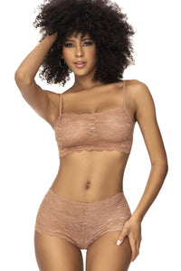 Mapale 206 Panty y Top Lace Set Color Taupe