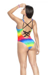 Mapale 2692 Body Color Pixel Rainbow Print