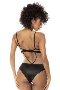 Mapale 2746 Fleur Body Couleur nue-noir