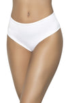 Mapale 3037 High Waist Ruched Back Panty Color White