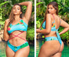 Mapale 6499X 2 in 1 Monokini Two Piece Set Color Printed