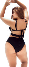 Mapale 6604X Two Piece Swimsuit Color Black