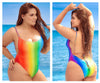 Mapale 6622X One Piece Swimsuit Color Rainbow Prints