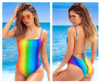 Mapale 6622 One Piece Swimsuit Color Rainbow Prints