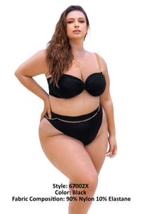 Mapale 67002X Two Piece Swimsuit Color Black