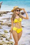 Mapale 67037 Reversible Two Piece Swimsuit Color Yellow-Citrus Print