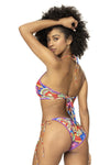 Mapale 67051 One Piece Swimsuit Color Crochet Print