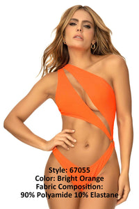 Mapale 67055 Cound monokini couleur orange vif orange